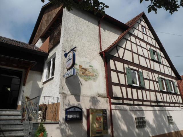 Gasthaus Loewen Nassach  ภายนอก รูปภาพ